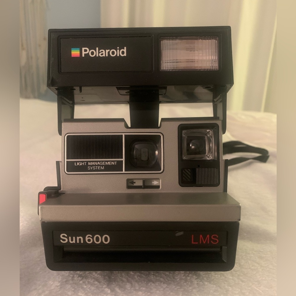 Polaroid Sun 600 LMS Instant Camera Vintage 80s